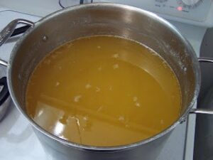 rendered butter almost done