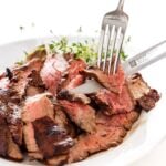 garlic soy marinated flank steak