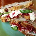 Cranberry Basil Turkey Sandwich