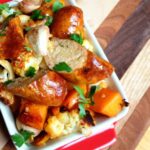 Garlic Roasted Sausage and Winter Vegetables - The Lemon Bowl