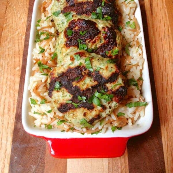 Grilled Turkey Kafta Patties