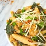 Sausage, Kale and Eggplant Pasta by The Lemon Bowl