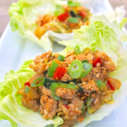 Chinese Chicken Lettuce Cups
