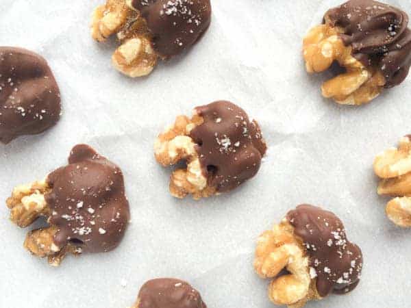 Chocolate Covered Walnuts with Sea Salt - The Lemon Bowl