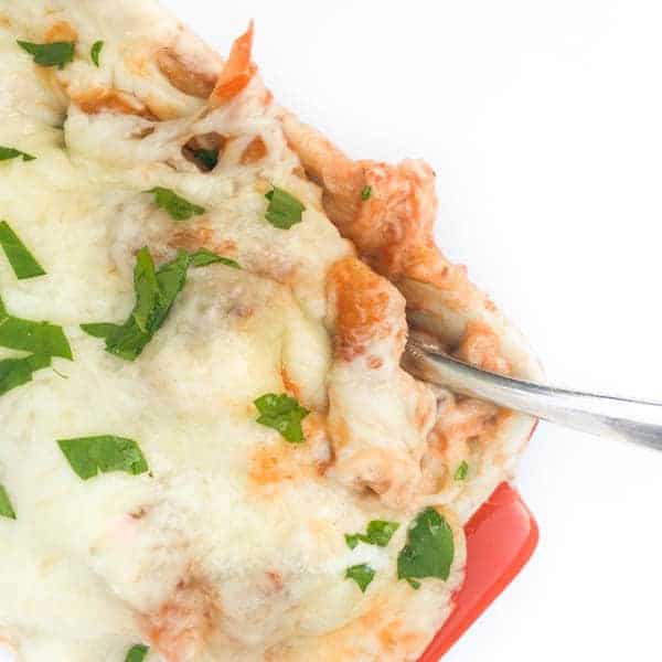 Sausage Baked Pasta with Ricotta - The Lemon Bowl