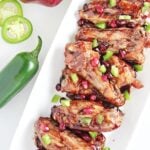 Pomegranate Jalapeno Chicken Wings Recipe - Home Cooking Memories