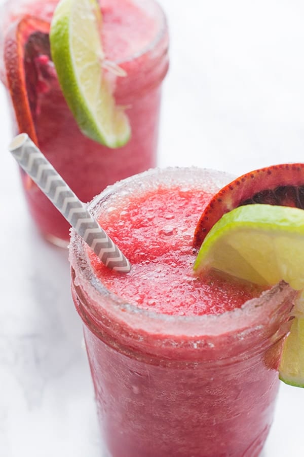 Frozen Blood Orange Margaritas