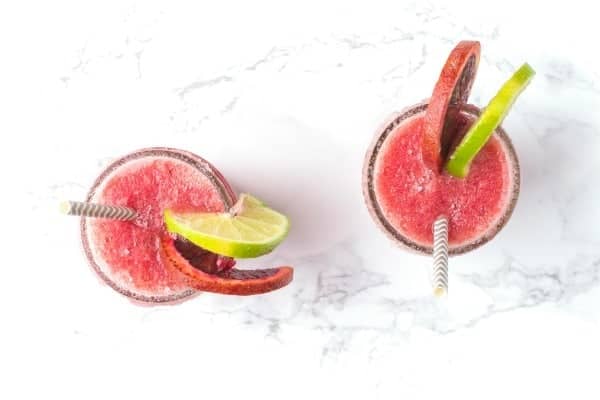 Frozen Blood Orange Margaritas - a delicious cocktail recipe