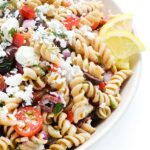 Greek Pasta Salad - a favorful pasta salad recipe for your next picnic