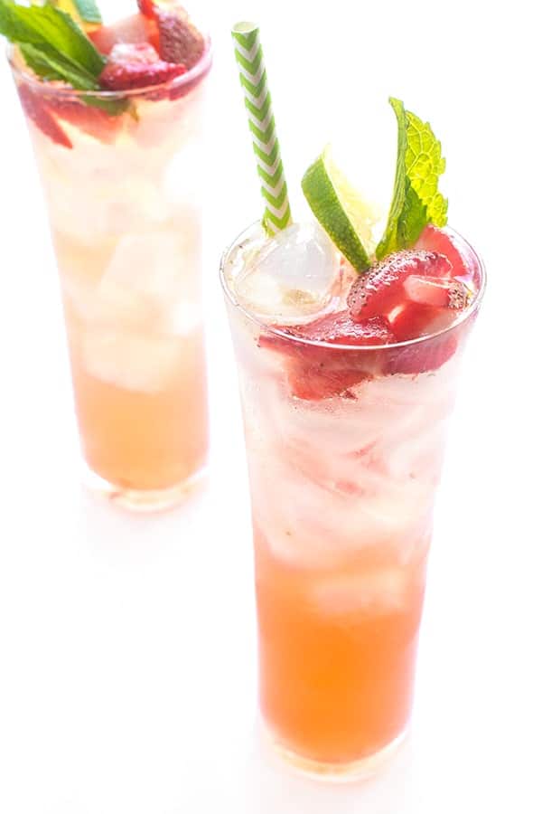 Strawberry Mojito - a fruity cocktail recipe