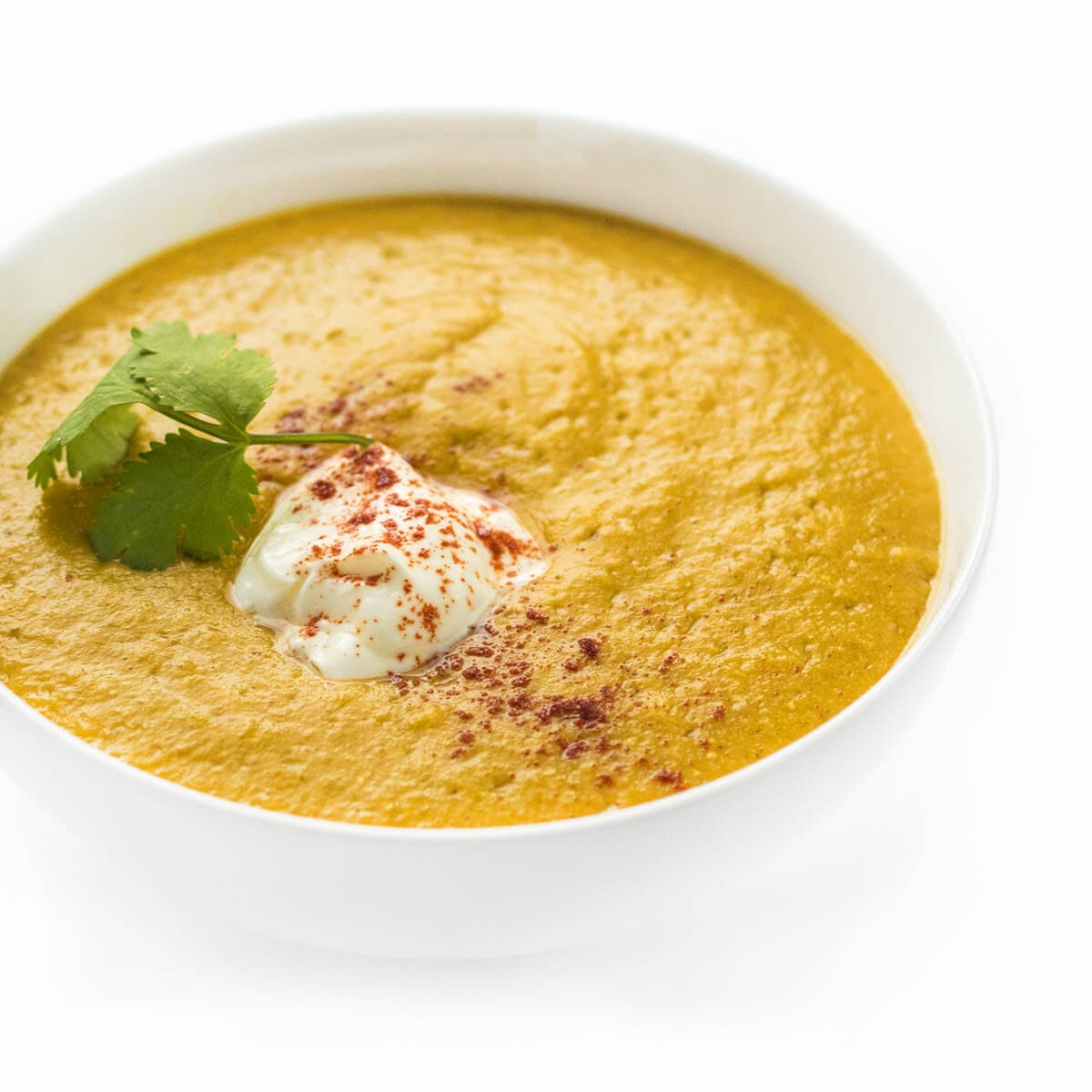 Slow Cooker Lebanese Lentil Soup in a bowl