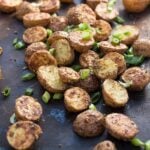 Za'atar Roasted Potatoes - an easy vegan side dish recipe