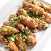 Baked Asian Glazed Chicken Wings
