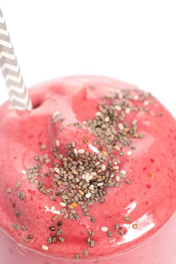 Cherry Banana Chia Smoothie
