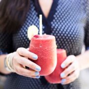 Peach Raspberry Sangria Slushees Recipe