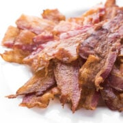 crispy bacon on a plate