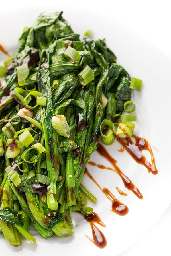 Steamed Chinese Broccoli with Hoisin