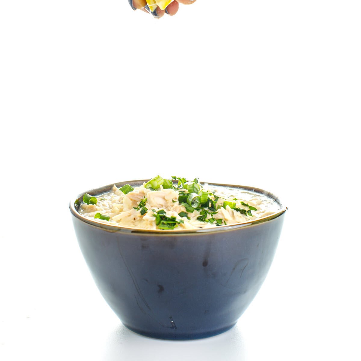 Greek Egg Lemon Soup with lemon