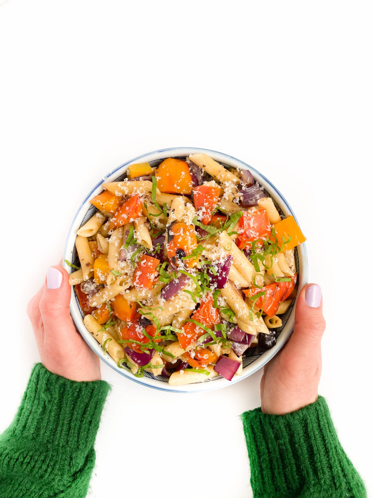 Pasta with Roasted Veggies
