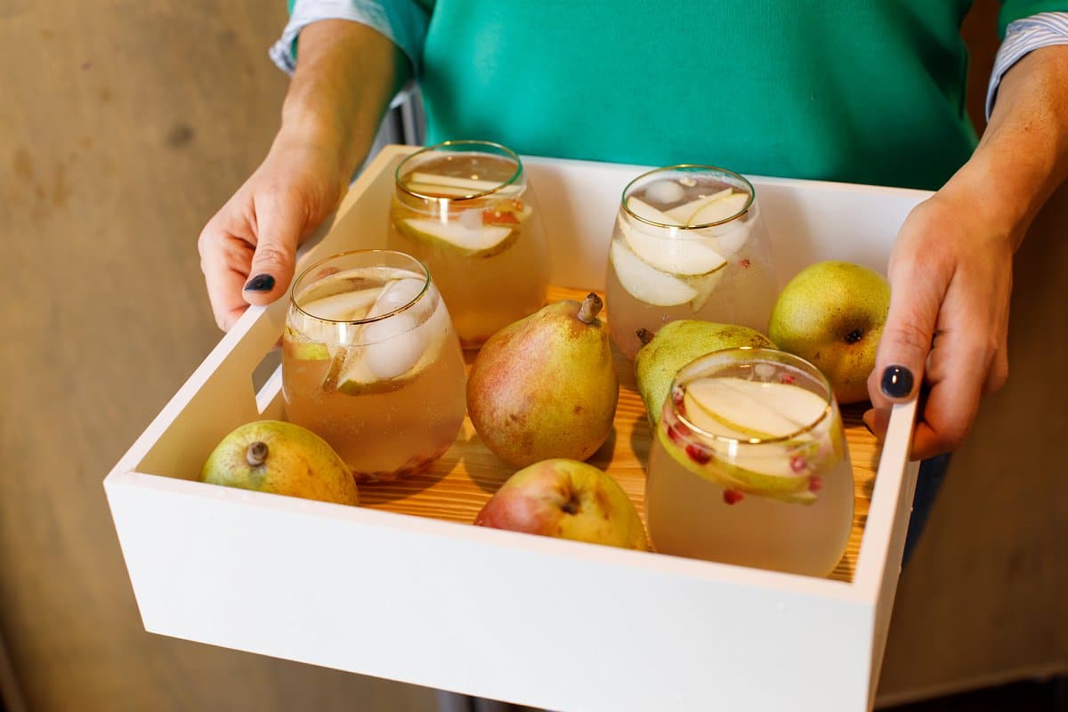 Pear Moscow Mules with Pears