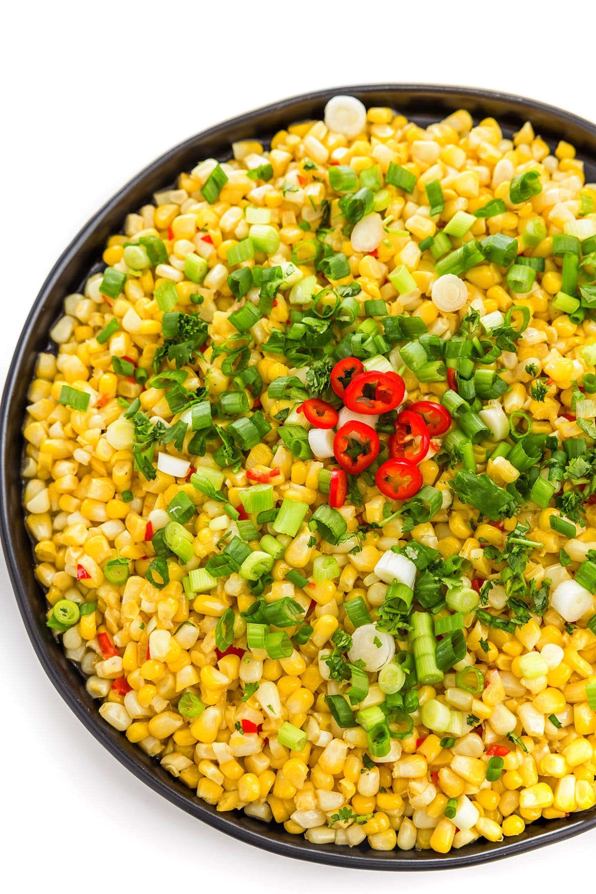 spicy sauteed corn skillet