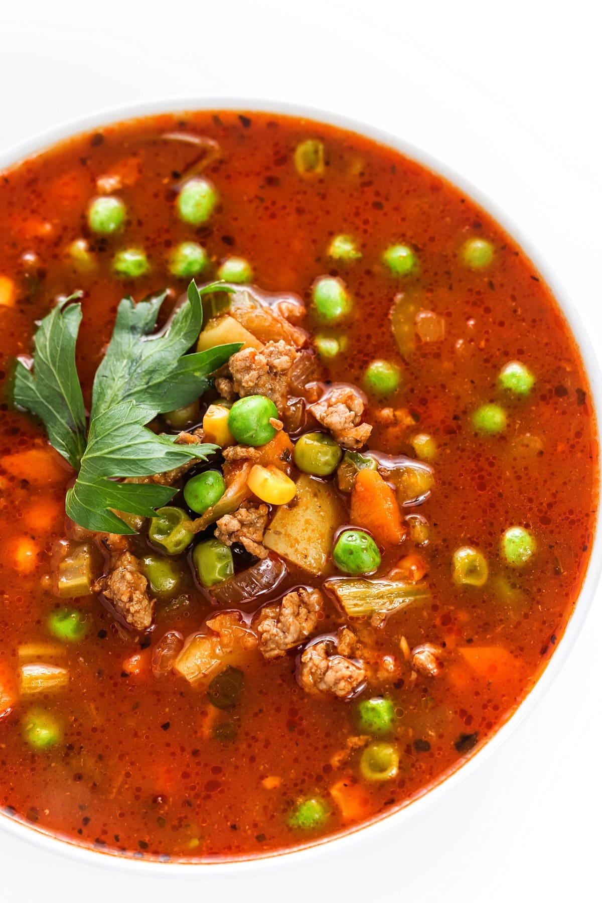 Lamb vegetable soup