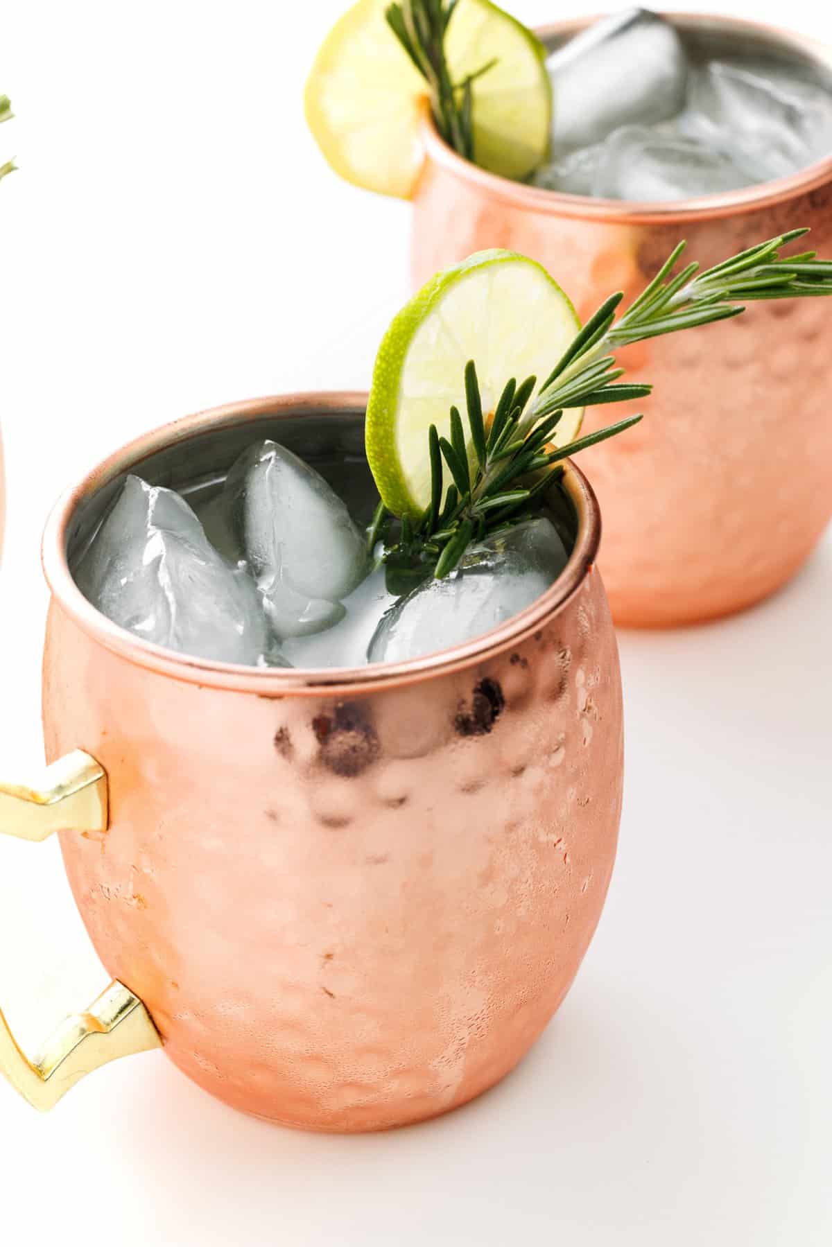 Festive cocktail- rosemary moscow mule.
