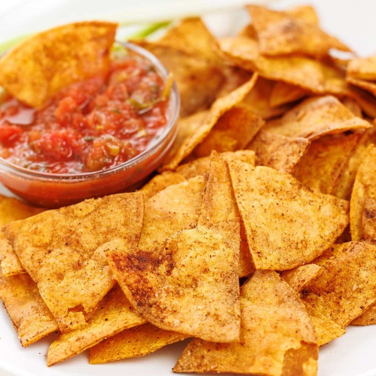 Baked Corn Tortilla Chips