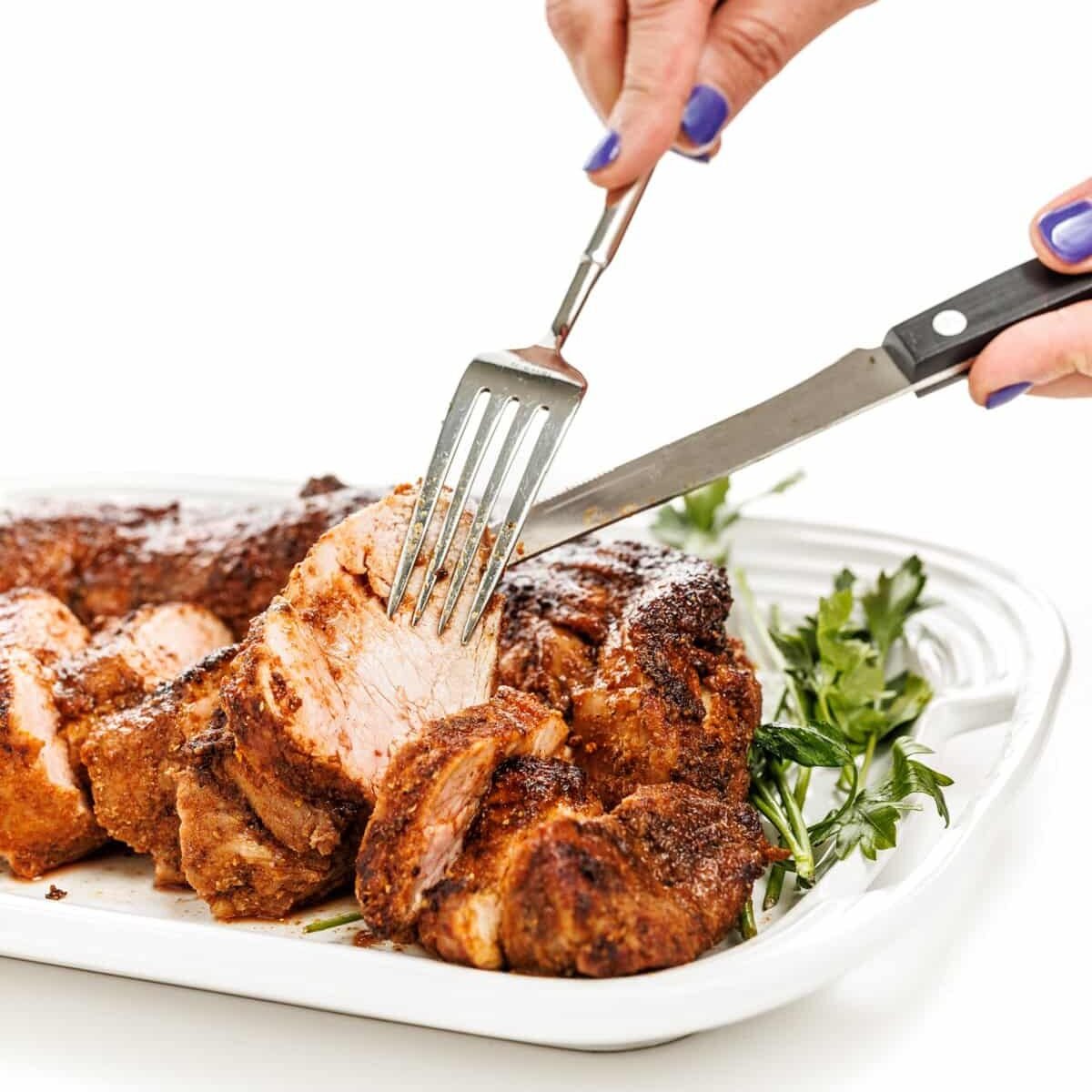 Easy Roasted Spice-Rubbed Pork Tenderloin