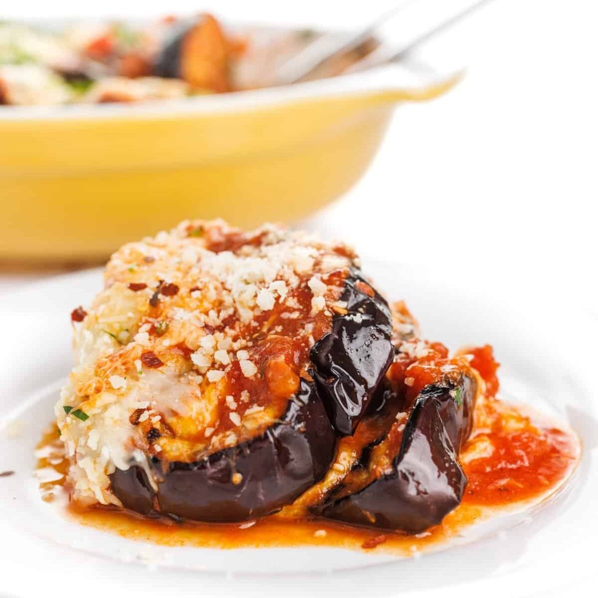 Grilled Eggplant Parmesan