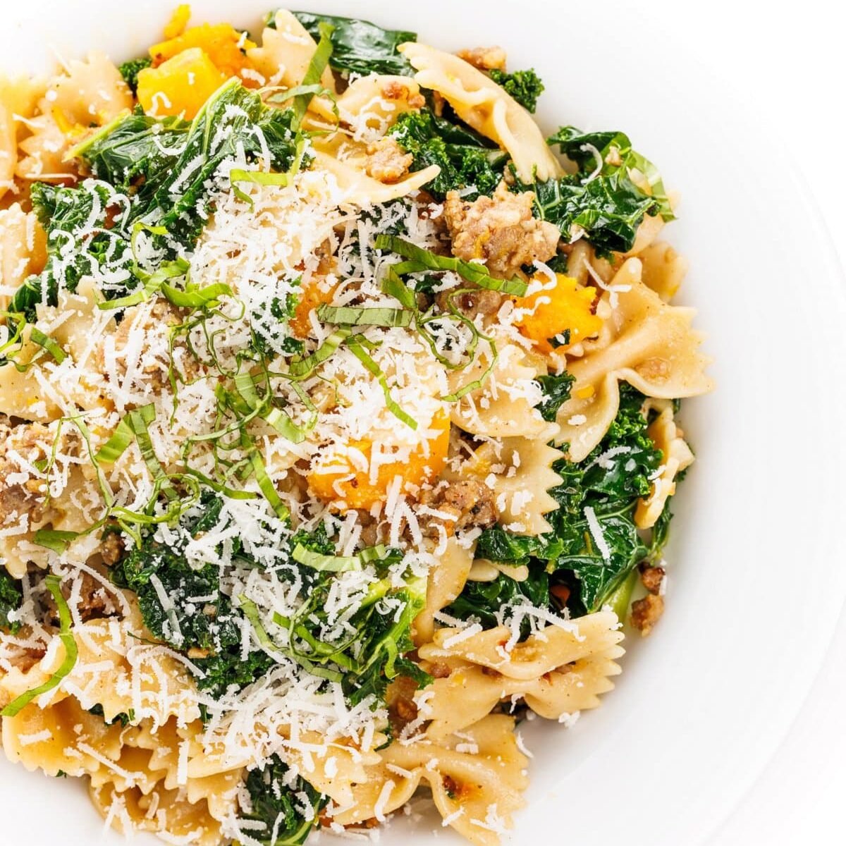 Butternut Squash and Sausage Pasta