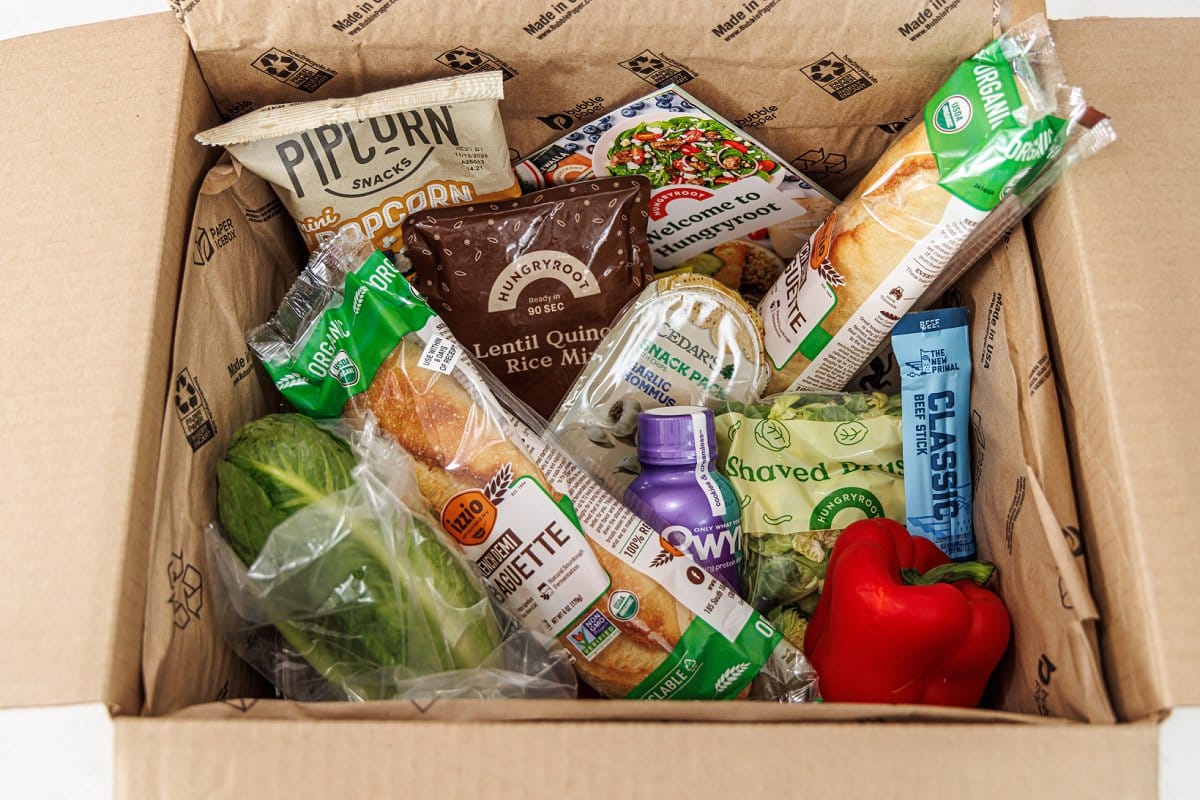 Open box from Hungryroot.