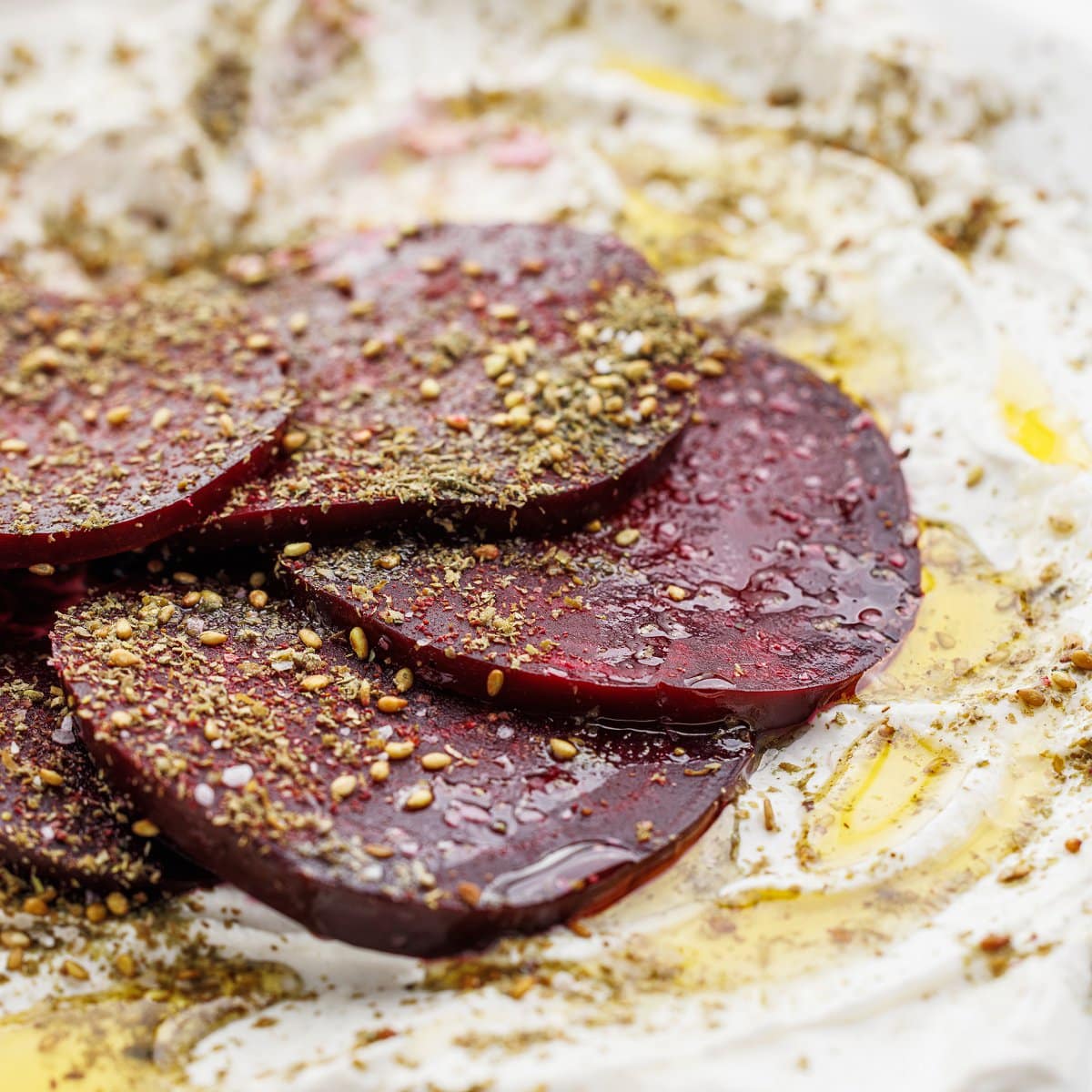 Roasted Beet Salad with Labneh and Za’atar